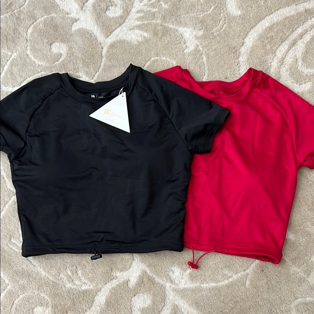 2 buffbunny swim tees